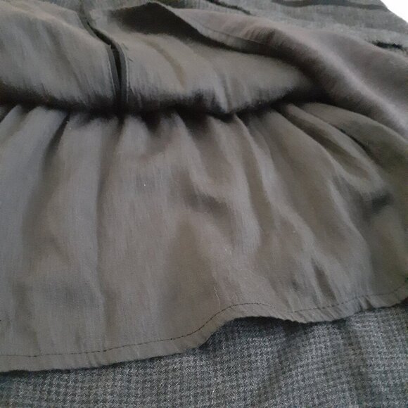 Free People Women's Size XS Gray Houndstooth Anas Button Vest Mini Dress - Picture 10 of 13